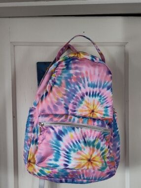 Tie-Dye Pink Multicolor Backpack